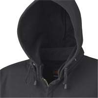 337 Capuche &agrave; fermeture &eacute;clair ignifug&eacute;e, Hommes, T-petit, Noir, 22 cal/cm² Oxymax Inc