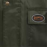 D8120J Nailhead Ripstop Tree Planter Hooded Jacket, Polyester/PVC, X-Small, Green Oxymax Inc