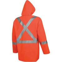 576J Veste de pluie ignifuge haute visibilit&eacute;, Petit, Orange haute visibilit&eacute; Oxymax Inc