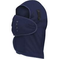 565N Long-Necked Hardhat Liner, Fleece Lining, One Size, Navy Blue Oxymax Inc