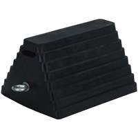 298 Double-Sided Wheel Chock, 6" x 8", Black Oxymax Inc