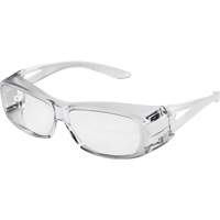 X350 OTG Safety Glasses, Clear Lens, Anti-Scratch Coating, ANSI Z87+/CSA Z94.3 SHE984 | Oxymax Inc