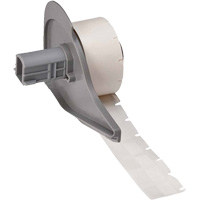 Self-Laminating Wrap-Around Wire & Cable Labels, Vinyl, 0.5" L x 0.75" H, White Oxymax Inc