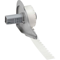 Harsh Environment Multi-Purpose Labels, Polyester, 0.35" L x 0.2" H, Black on Clear Oxymax Inc