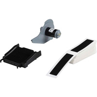 Raised Panel Labels, Polyester, 1" L x 4" H, Black Oxymax Inc