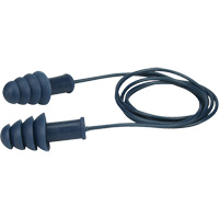Bouchons d’oreilles en TPR détectables et réutilisables, Avec cordon, Vrac - Boîte, 27 dB NRR, Taille unique SHF158 | Oxymax Inc