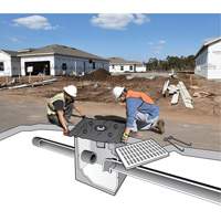 Bac de r&eacute;tention grande capacit&eacute; Ultra-Drain Guard, Huile & s&eacute;diments, 60" lo x 60" la Oxymax Inc