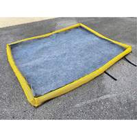 Small Ultra-Filter Pad, 0.8 US gal. Capacity, 2.5' W x 2' L x 3" H, Foam Wall Oxymax Inc
