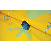 Ultra-Spill Deck flexible, &agrave; vessie, 4 barils, Capacit&eacute; de d&eacute;versement 110 gal. US, 51" x 48" x 5" Oxymax Inc