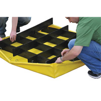 4-Drum Flexible Ultra-Spill Pallet&reg;, 66 US gal. Spill Capacity, 48" x 48" x 7" Oxymax Inc