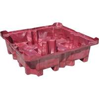 4-Drum Ultra-Spill King&reg; Drum Spill Pallet, 85 US gal. Spill Capacity, 51" x 51" x 17.5" Oxymax Inc