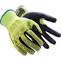 Gants r&eacute;sistants aux chocs Helix 3062IMP, 6/T-petit, Paume en Mousse de nitrile, Poignet &eacute;lastique/Poignet en tricot Oxymax Inc
