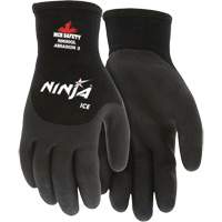 Ninja&reg; Ice Insulated Winter Gloves, Medium, HPT Coating, 15 Gauge, Nylon Shell Oxymax Inc
