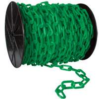 Chaîne de s&eacute;curit&eacute; en plastique robuste, Jaune Oxymax Inc