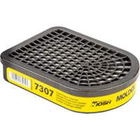 Cartouche pour respirateur semi-rectangulaire, Cartouche gaz/vapeur, Gaz acide/Vapeur organique Oxymax Inc