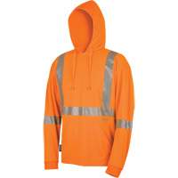 6964 Bird's-Eye Safety Hoodie, Small, High Visibility Orange Oxymax Inc