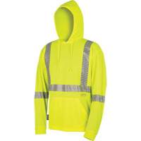 6965 Bird's-Eye Safety Hoodie, Small, High Visibility Lime-Yellow Oxymax Inc