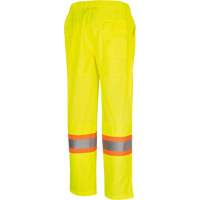 5999PW Women's  Traffic Safety Pants, Polyester, X-Small, High Visibility Lime-Yellow Oxymax Inc