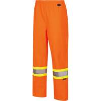 5627W Women's Waterproof Bib Pants, Polyester/Polyurethane, X-Small, High Visibility Orange Oxymax Inc