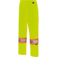 5629W Women's Waterproof Bib Pants, Polyester/Polyurethane, X-Small, High Visibility Lime-Yellow Oxymax Inc
