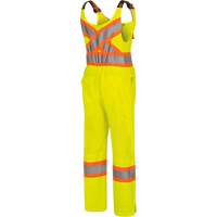 6000W Combinaison de s&eacute;curit&eacute; routi&egrave;re haute visibilit&eacute; pour femmes, Polyester, T-petit, Jaune lime haute visibilit&eacute; Oxymax Inc