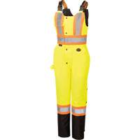 5041BBW Combinaison de s&eacute;curit&eacute; imperm&eacute;able haute visibilit&eacute; pour femmes, Polyester, T-petit, Noir/Jaune lime haute visibilit&eacute; Oxymax Inc