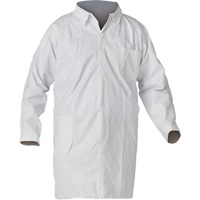 KleenGuard A40 Lab Coat, Medium, White Oxymax Inc