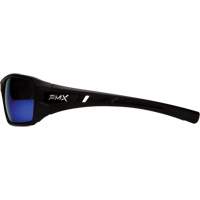 Velar Safety Glasses, Blue Mirror Lens, ANSI Z87+/Meets/Exceeds CSA Z94.3 Oxymax Inc