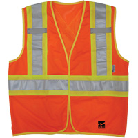 Open Road<sup>®</sup> “BTE” Vest, High Visibility Orange, Medium/Small, CSA Z96 Class 2 - Level 2 SHI570 | Oxymax Inc