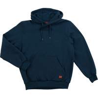 Water Repellent Fleece Pullover Hoodie, Men's, Small, Navy Blue Oxymax Inc
