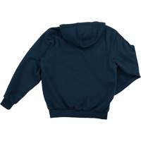 Water Repellent Fleece Pullover Hoodie, Men's, Small, Navy Blue Oxymax Inc