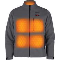 M12 Heated Toughshell Jacket (Jacket Only), Men's, Medium, Grey Oxymax Inc