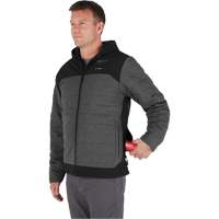 M12 Heated Quietshell Jacket with Battery, Men's, Small, Grey Oxymax Inc