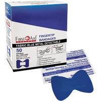 Bandages, Fingertip, Fabric Metal Detectable, Non-Sterile Oxymax Inc