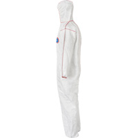 SFR Coveralls with Hood, Medium, White, Tyvek&reg; 400 Oxymax Inc