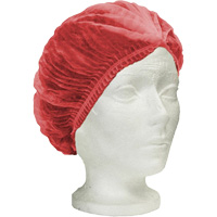 Bonnet bouffant pliss&eacute; RONCO Care, Polypropyl&egrave;ne, 24", Rouge Oxymax Inc