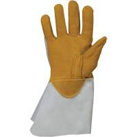 Endura&reg; 335DBP Welding Gloves, Split Cowhide/Split Elkhide, Size Small Oxymax Inc