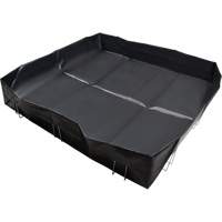 Berme &agrave; support en fil m&eacute;tallique, Capacit&eacute; 748 gal. US, 10' la x 10' lo x 12" h, Support en L Oxymax Inc