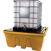 Palette de d&eacute;versements IBC, Capacit&eacute; de d&eacute;versement 333 gal. US, 66" x 66" x 27,5" Oxymax Inc