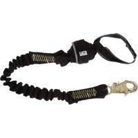 Shock Absorbing Arc Flash Web Lanyard, 6', Snap Hook Center, Choke-Off Loop Leg Ends, Kevlar&reg;/Nomex&reg; Oxymax Inc