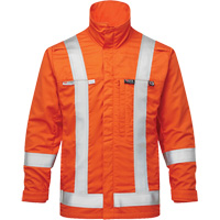 Veste aviateur d'&eacute;t&eacute; Skyline UltraSoft 7 oz., Petit, Orange haute visibilit&eacute; Oxymax Inc