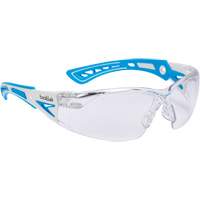 RUSH+ Safety Glasses, Clear Lens, Anti-Fog/Anti-Scratch, ANSI Z87+/Meets/Exceeds CSA Z94.3 Oxymax Inc