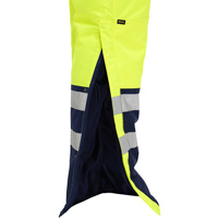 Salopette pour le froid extr&ecirc;me Bisley, Polyester, Petit, Jaune lime haute visibilit&eacute; Oxymax Inc