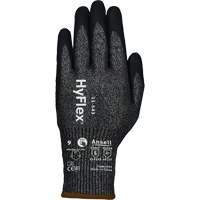 HyFlex&reg; 11-543 Cut Resistant Gloves, Size 6, 13 Gauge, Nitrile Coated, Nylon/Stainless Steel/HPPE/Spandex Shell, ASTM ANSI Level A7/EN 388 Level F Oxymax Inc