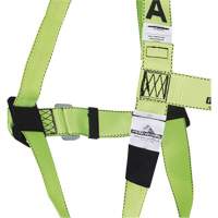 FBH-10022A Compliance Series Safety Harness, CSA Certified, Class A, 400 lbs. Cap. Oxymax Inc