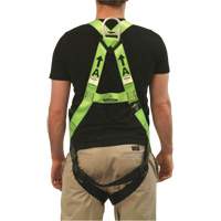 FBH-10000L Contractor Series Safety Harness, CSA Certified, Class AL, 400 lbs. Cap. Oxymax Inc