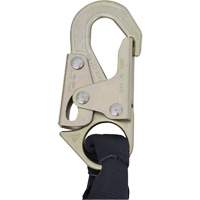 SA-5200-2.5 Shock Absorbing Lanyard, 2.5', Snap Hook Center, Snap Hook Leg Ends, Polyester Oxymax Inc