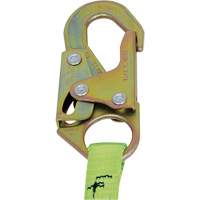 SA-5405-4 Shock Absorbing Lanyard, 4', Snap Hook Center, Snap Hook Leg Ends, Polyester Oxymax Inc