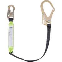 SA-6402-4 Shock Absorbing Lanyard, 4', Form Hook Center, Snap Hook Leg Ends, Polyester Oxymax Inc