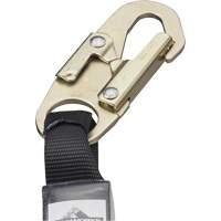SA-5500-4 Shock Absorbing Lanyard, 4', Snap Hook Center, Snap Hook Leg Ends, Galvanized Steel Oxymax Inc